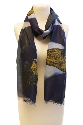 wholesale summer scarf - earthy print