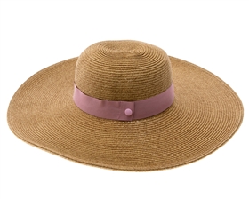 5-inch Brim Straw Sun Hat with Band