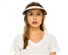 Wholesale Raffia Straw Sun Visors - Clip visors wholesale