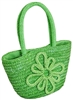 wholesale flower straw mini purse