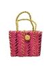 wholesale kids multicolor straw purse