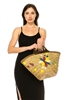 wholesale seagrass straw handbags - beach bags flower embroidery