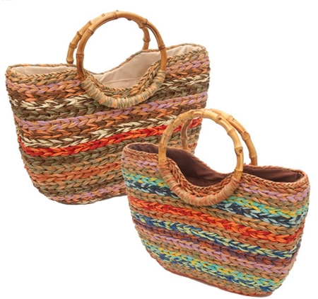 wholesale multicolor straw bag