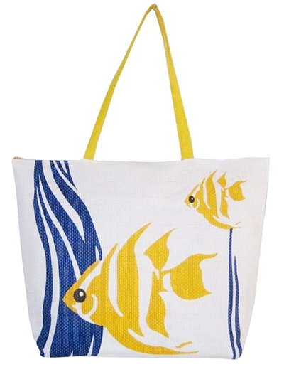 wholesale tropical fish toyo tote bag