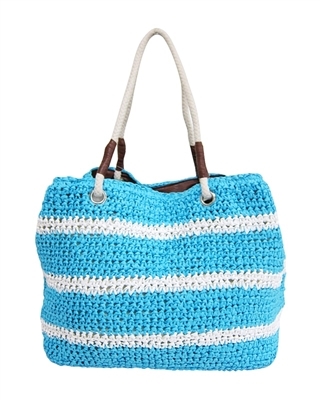 wholesale beach bags - straw totes - rope handles