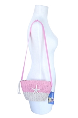 wholesale beach purses crochet sling bag