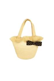 wholesale kids mini purses striped straw bag
