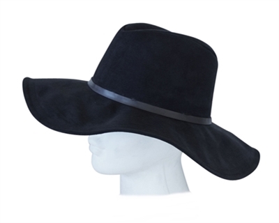 wholesale floppy hats panamas faux suede women's hat