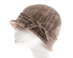 wholesale soft wool marled cloche