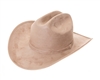 Wholesale Vegan Suede Cowboy Western Hats Wholesale Solid Color Stiff Brim Suede Hats