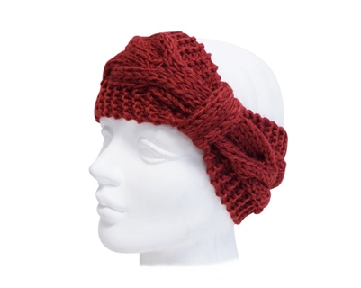 Wholseale Cable Knit Headbands w/ Side Knot