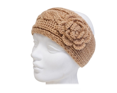 Wholesale Knit Headbands w/ Rosette