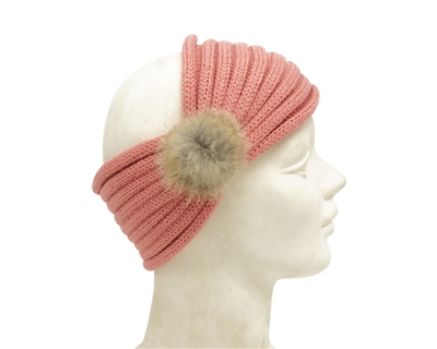 Wholesale Knit Headbands with Pom