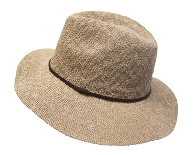 wholesale nubby knit panama hat