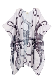 wholesale summer kimonos los angeles - octopus print