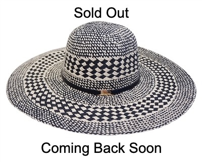 wholesale handwoven straw and ribbon sun hat