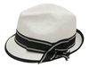 bulk white hats - wholesale dress hats - straw fedora hats - white church fedoras