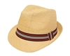 wholesale earth tones straw fedora hats women men