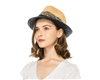 Wholesale Organic Raffia Straw Hats - Summer Fedora