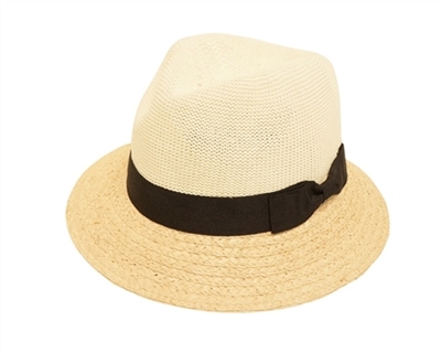 wholesale hats handwoven straw fedoras