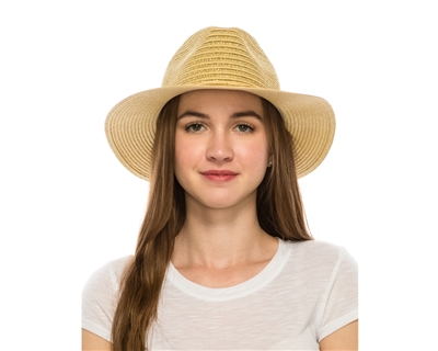 Wholesale Straw Panama Hats - Gold or Silver