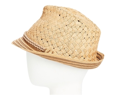 wholesale straw fedora hats handwoven womens beach hat