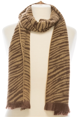 wholesale animal print knit scarf