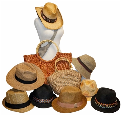 Wholesale Straw Hats Grab Bags