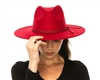Wholesale Vegan Felt Panama Hats - Stiff Brim Felt Hats Wholesale Fall Winter Hats