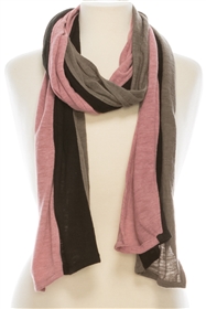 wholesale scarves - bulk fashion accessories - three color scarf