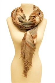 wholesale soft knit scarf - tie dyed