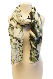 wholesale summer scarves butterfly print