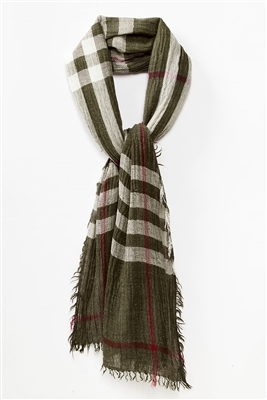 wholesale plaid scarves - soft winter scarf