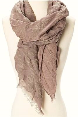 wholesale textured burnout pattern scarf
