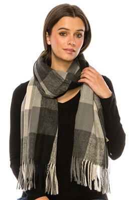 wholesale plaid winter scarf soft warm boutique accessory