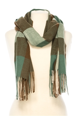 wholesale plaid winter scarf soft warm boutique accessory
