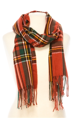 plaid winter scarves wholesale bulk winter accessories los angeles