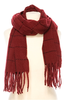 wholesale soft winter scarves cream navy red black colors bulk