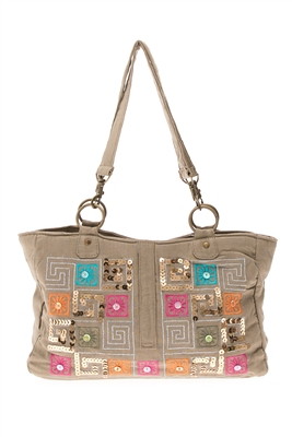wholesale Canvas Handbag w/ Sequins