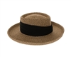 Wholesale Gambler Sun Hat Pleated Band- Wholesale Womens Resort Hats