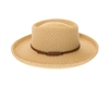 Wholesale Gambler Sun Hat Leather Band- Wholesale Womens Resort Hats