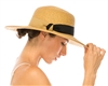 Wholesale Women's Wide Brim Sun Hats Fashion Band - Buy Wholesale Hats