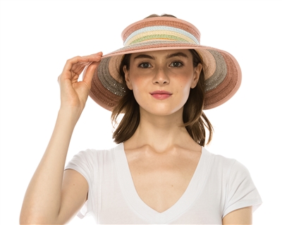 wholesale sun visors - roll up sun visor hats wholesale