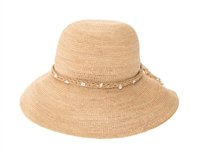 Wholesale Raffia Straw Fashion Sun Hats Women's Beach Hats Summer Headwear 2024