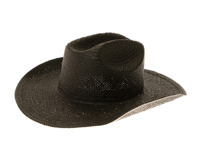 Wholesale Women's Woven Toyo Straw Cowboy Hats - Buy Cowgirl Hats USA Wholesaler - Ladies Cowboy Hats Wholesale
