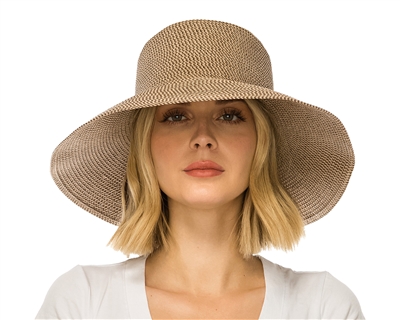 Wholesale Straw Sun Hats - Flexweave Straw Bucket Hats UPF 50+ Glamorous Beach Style Wholesale Los Angeles