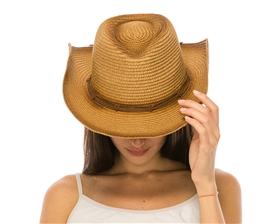 Wholesale Packable Straw Cowboy Hats - Ladies Cowboy Hats Wholesale