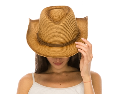 Wholesale Packable Straw Cowboy Hats - Ladies Cowboy Hats Wholesale