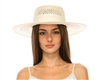 Wholesale Gambler Sun Hat Pleated Band- Wholesale Womens Resort Hats
