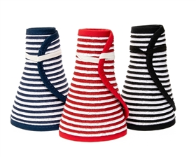 wholesale sun visors red white blue nautical hats roll up travel resort fashion accessories